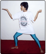 traditional yoga postures,Tada Asana ,Mahavir Asana ,Veerabhadra Asana ,Trikon Asana 